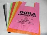 25x30x10 -1000 Sacolas Camiseta PEBD 16 Cores + Imp 1Cor