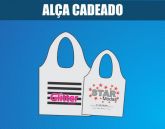 42x65x15- 500 Sacolas PEAD Alca Cadeado -Transp. + 1 Cor Imp